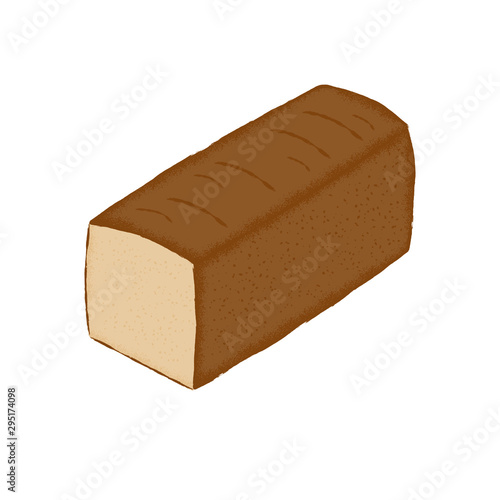 Vector illustration of a loaf of bread.