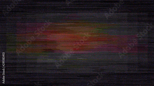 Noise Screen Multicolored Digital Waves Abstract Lines Background photo
