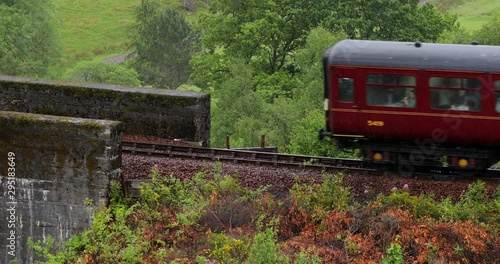 The Hogwarts Express is the name of the train that makes a run between London, King's Cross Station Platform 9. 