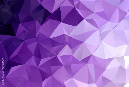 Light Purple, Pink vector triangle mosaic background.