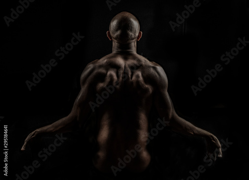 Male dancer with bare torso