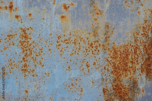 Grunge texture of old rusty metal with scratches and cracks