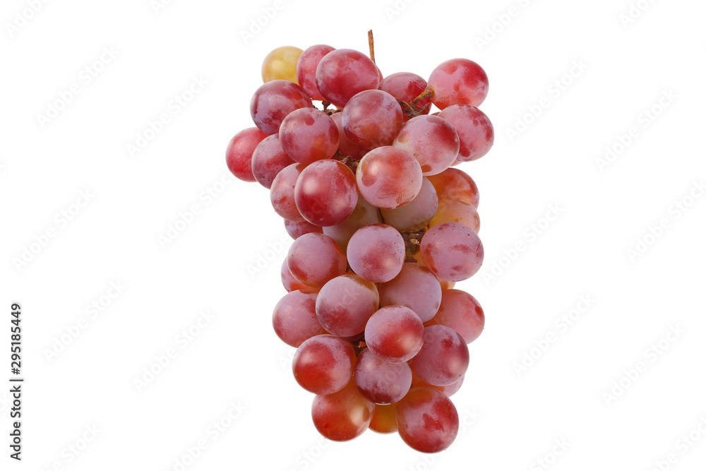 wild grapes isolated on a white background. Food