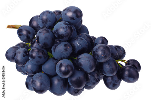 blue grape isolated on a white background. Food