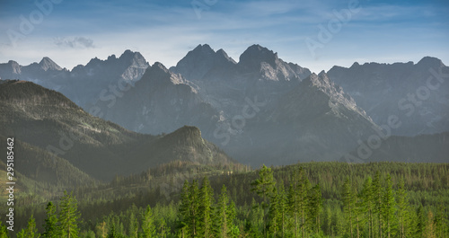Rocky summits of Tatra Mountains