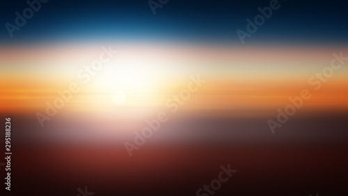 Sunset background illustration gradient abstract, template sky.