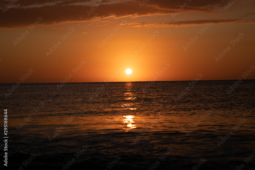 Sunrise Mediterranean Sea 