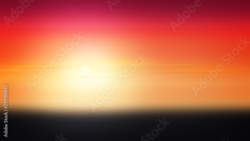 Sunset background illustration gradient abstract, banner colorful. © bravissimos