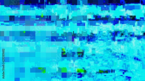 Digital noise background glitch screen, technology graphic.
