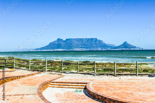 Fotografie Beautiful Cape Town seascape and landscape in South Africa showing Atlantic ocea