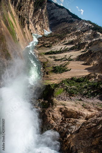 Lower fall at the Grand Canyon of Yellowstone