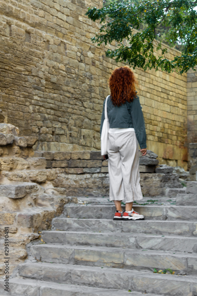 Icheri Sheher, Old Town Baku. Historic city center at capital of Azerbaijan.