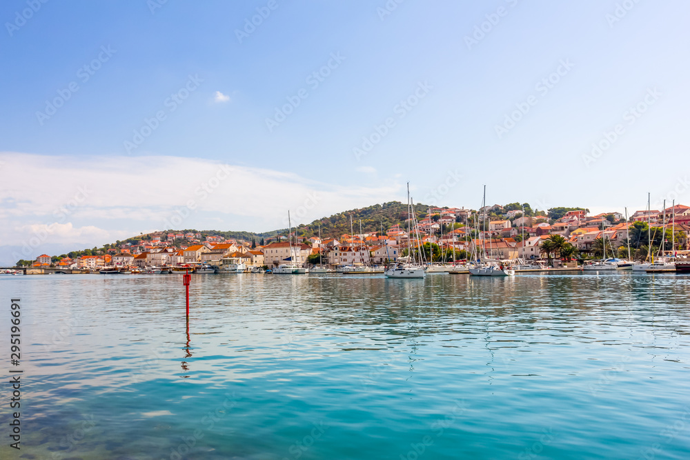 Part of Trogir located on the island of Ćiovo, Croatia