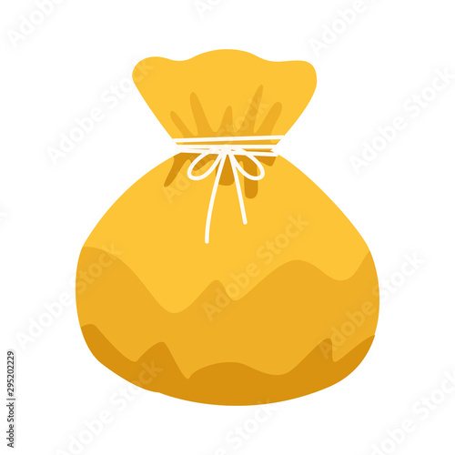 oriental lucky bag, colorful flat design