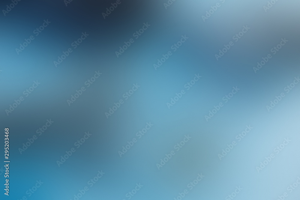 Gradient abstract background blue, sky, ice, ink, with copy space