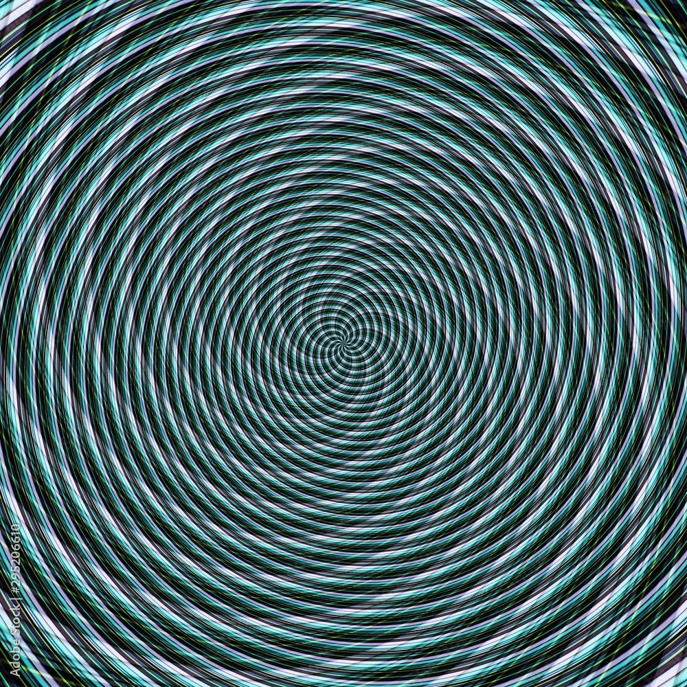 Obraz premium Abstract background illusion hypnotic illustration, colorful.