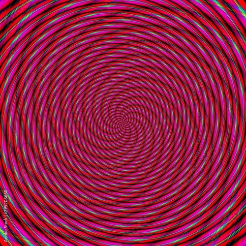 Abstract background illusion hypnotic illustration, delusion optical.