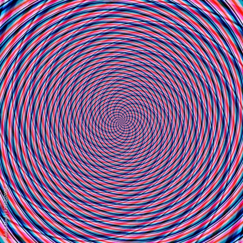Abstract background illusion hypnotic illustration, graphic deception.