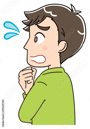 男性 横顔 後ろ姿