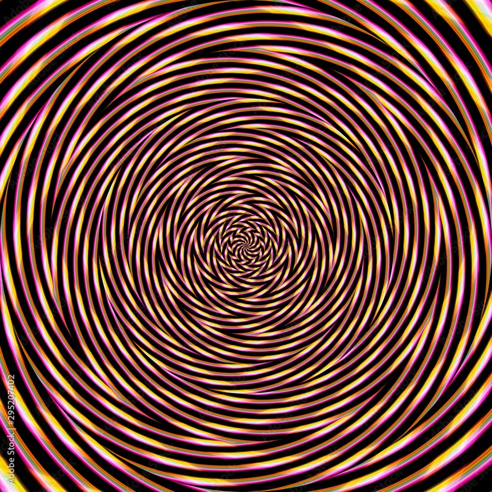 Illusion background spiral pattern zig-zag, psychedelic surreal. Illusion background spiral pattern zig-zag, psychedelic surreal.