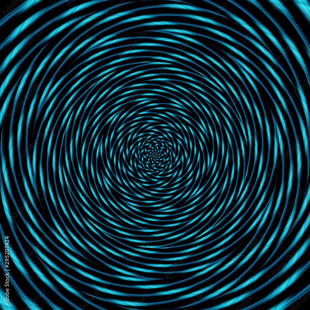 Illusion background spiral pattern zig-zag, psychedelic hypnotic.