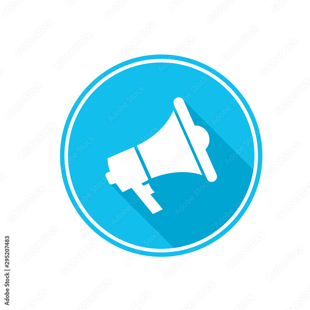 Mega speaker vector icon illustration sign Mega speaker vector icon illustration sign