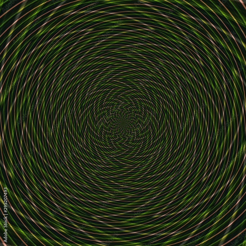 Fototapeta premium Illusion background spiral pattern zig-zag, design surreal.