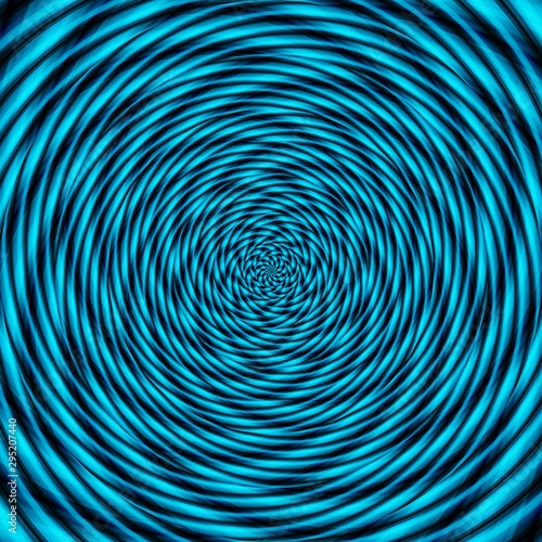 Illusion background spiral pattern zig-zag, magic surreal.