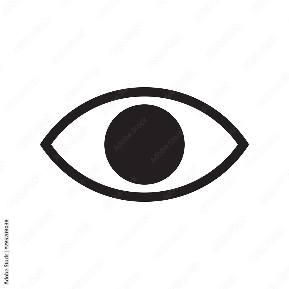 Eye icon vector design template Eye icon vector design template