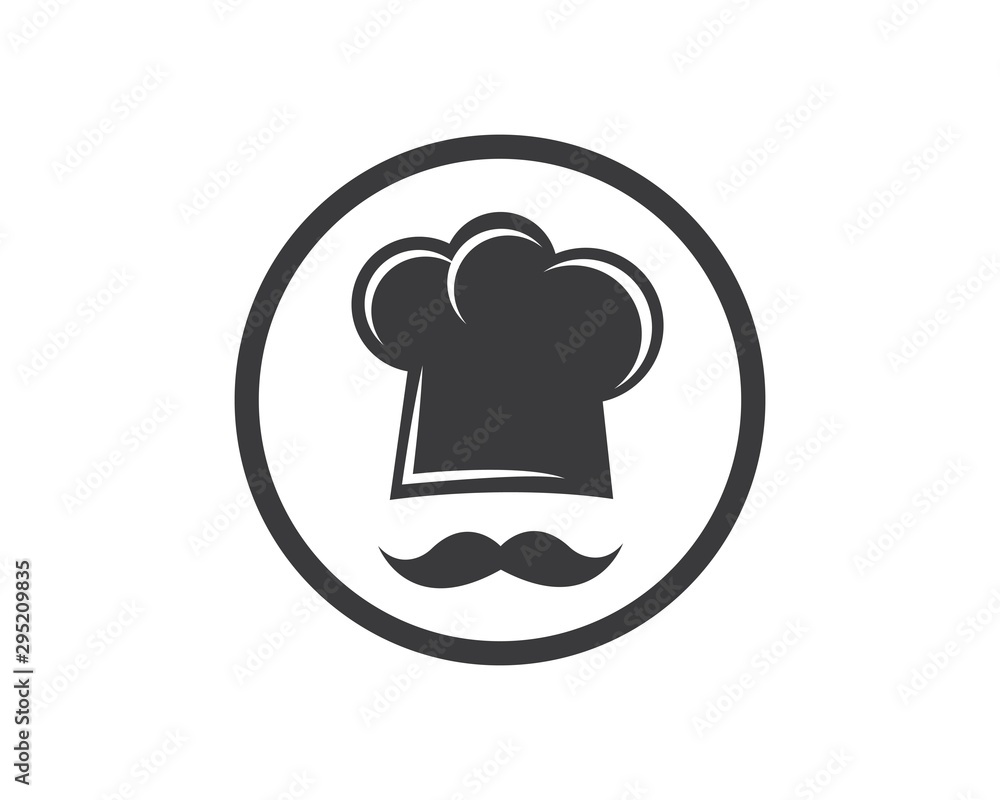 hat chef logo template vector hat chef logo template vector
