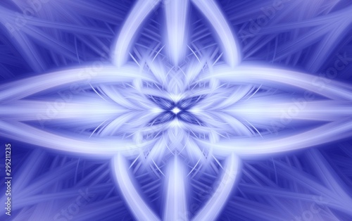art dark blue illustration background. symmetry.