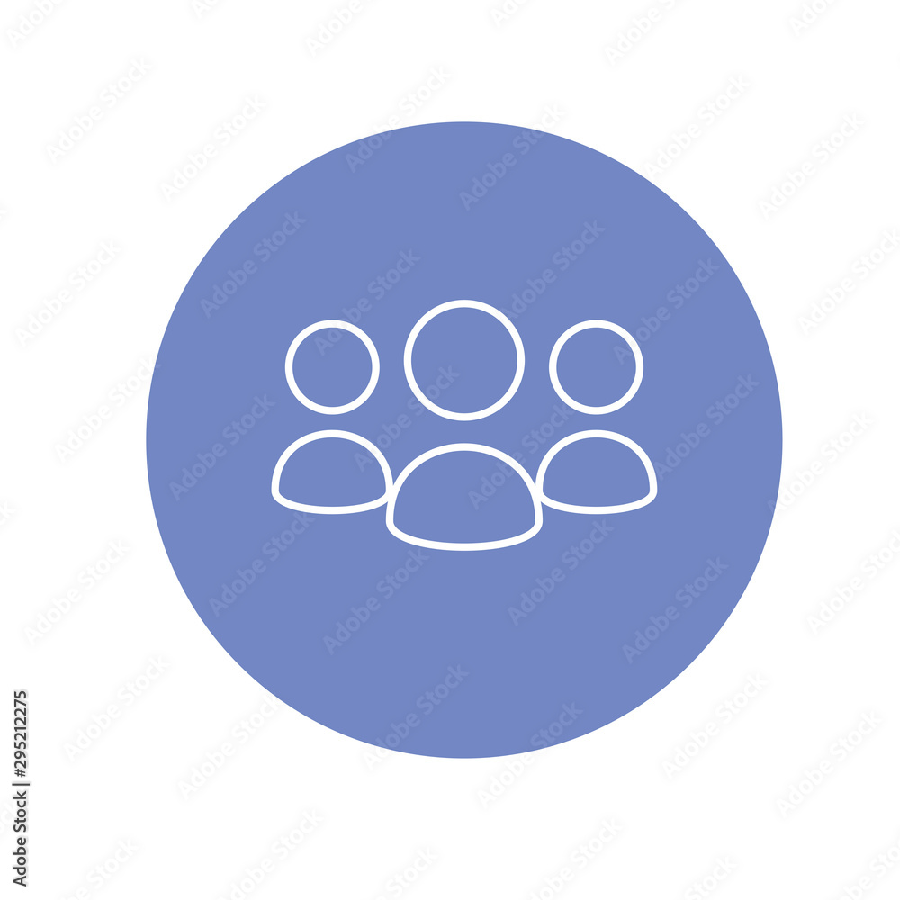 People Icon. User sign icon. Vector illustration, flat design. People Icon. User sign icon. Vector illustration, flat design.