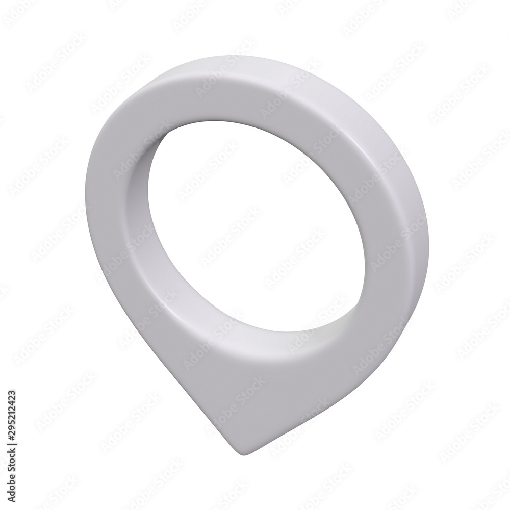 Geo map pin mesh. Place symbol GPS pictogram. 3d render illustration isolated on white background Geo map pin mesh. Place symbol GPS pictogram. 3d render illustration isolated on white background