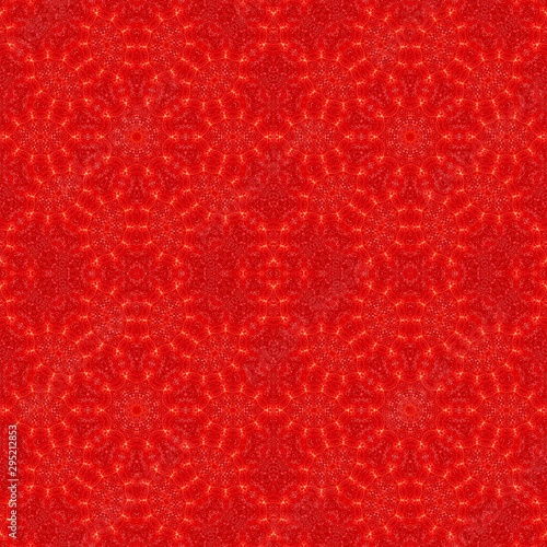 pattern background abstract red kaleidoscope. seamless.