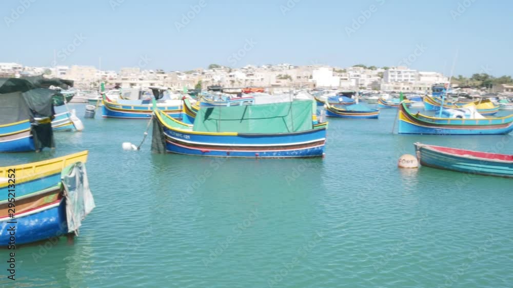 Marsaxlokk, Malta, view of the harbour Marsaxlokk, Malta, view of the harbour