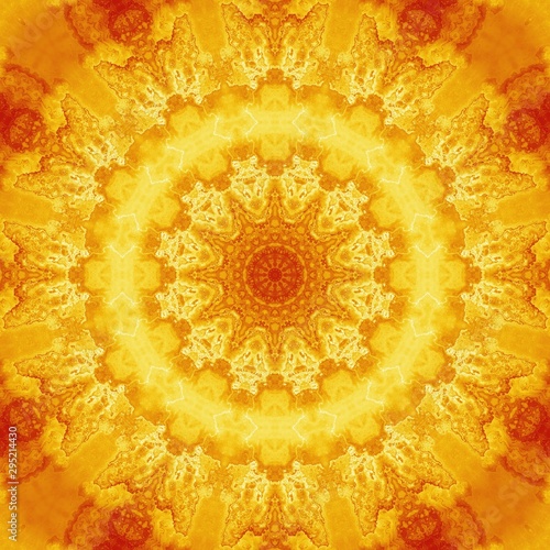 pattern yellow geometric ka...