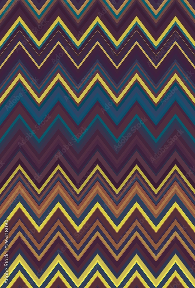 multicolored zigzag rainbow wave pattern. multihued. multicolored zigzag rainbow wave pattern. multihued.
