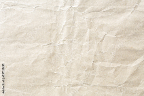 Solf brown crumpled winkle detail background paper texture