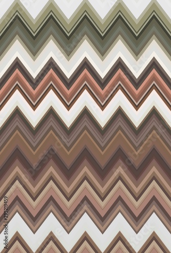 chevron zigzag pattern back...