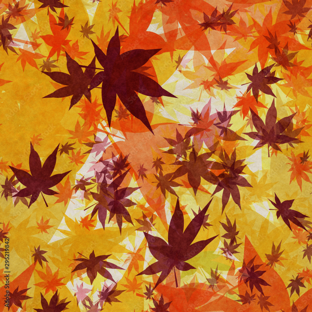 Autumn leaves seamless background Autumn leaves seamless background
