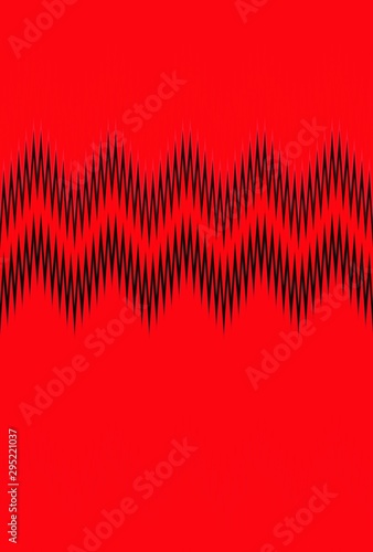 red pattern chevron backgro...