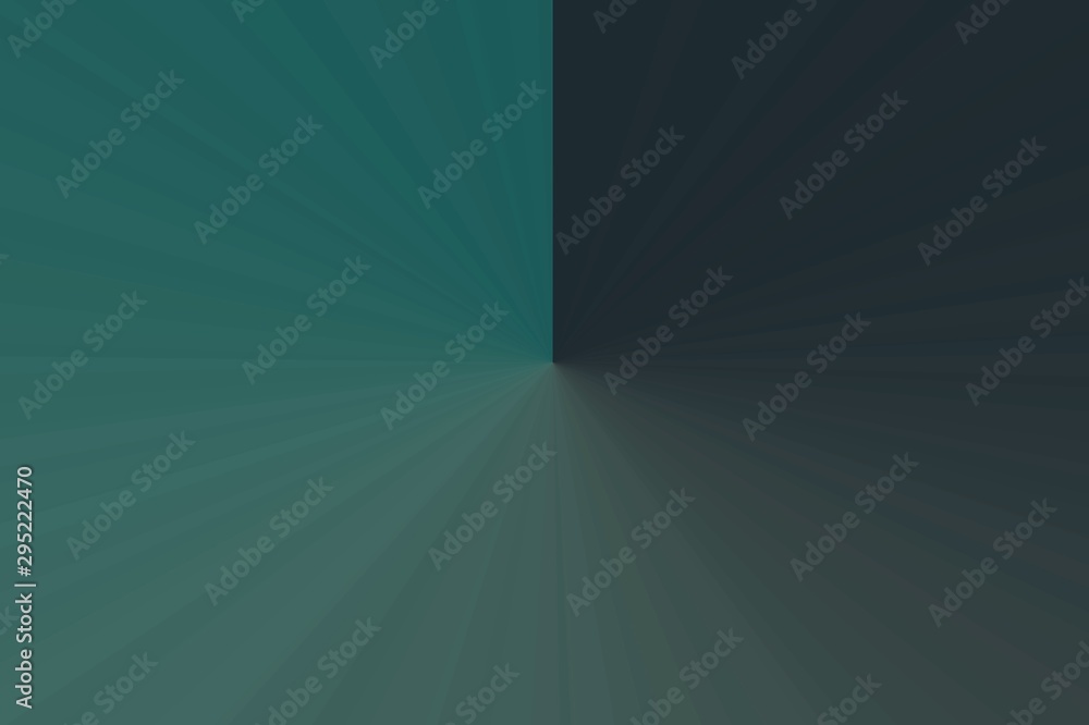 Obraz premium light green rays beam background. sunburst illustration.