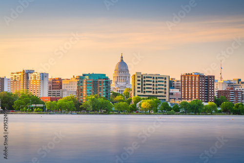 Madison, Wisconsin, USA downtown skyline photo