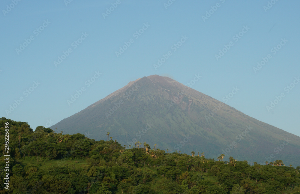 Bali, Indonesia - February 25, 2019 : Beutiful Landscape Of Amed Beach Bali