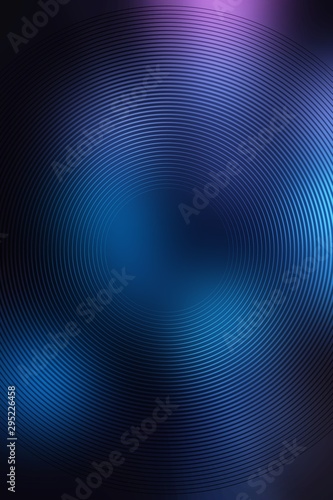 Gradient radial background, blue sky, blur smooth soft texture wallpaper abstract. Backdrop