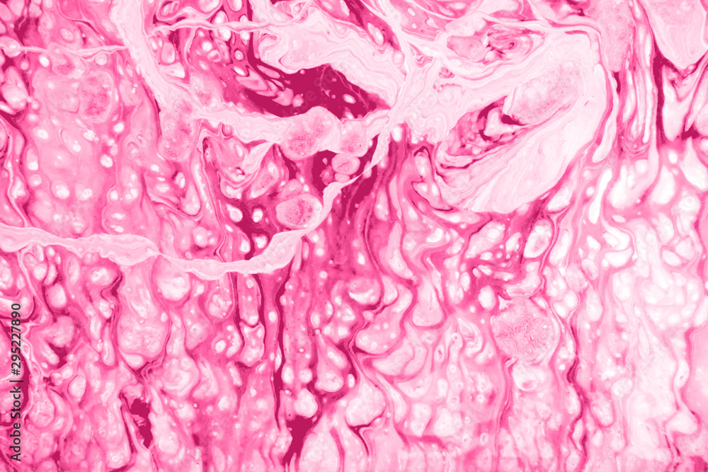 Fototapeta premium Abstract background made with fluid art technique. Trendy colorful backdrop