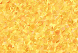 Light Yellow vector polygon abstract backdrop.