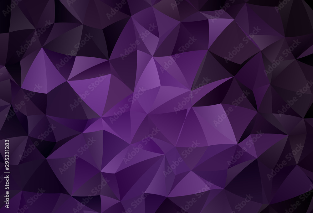 Dark Pink vector polygonal background. Dark Pink vector polygonal background.