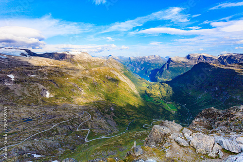 Geirangerfjord from Dalsnibba viewpoint, Norway