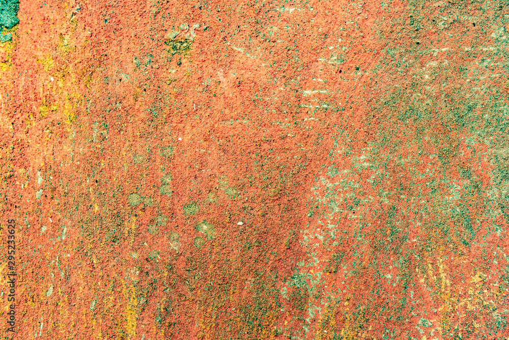 Texture of a concrete wall with cracks and scratches which can be used as a background